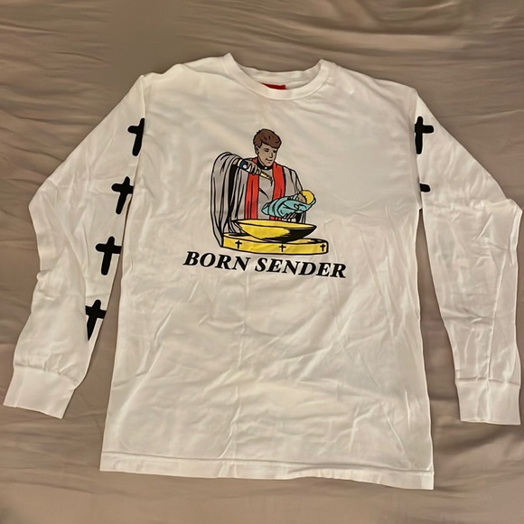 Nelk Boys Full Send Born Sender Long Sleeve Tee - Size S - Picture 1 of 1